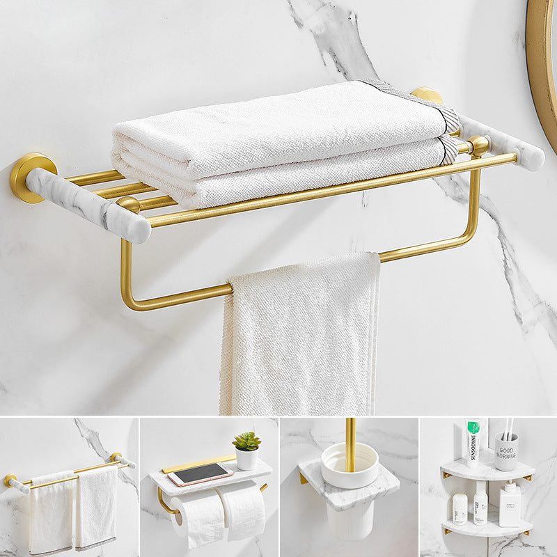 Marble bath towel discount set